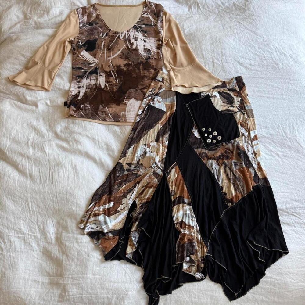 Vintage european forest fairy set